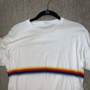 brandy melville rainbow top